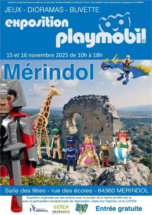 Exposition Playmobil Exposition Playmobil à Mérindol 2025 à Mérindol (84360)