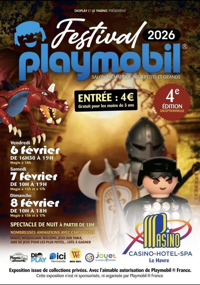 Exposition Playmobil Festival Playmobil Le Havre 2026 à Le Havre (76600)