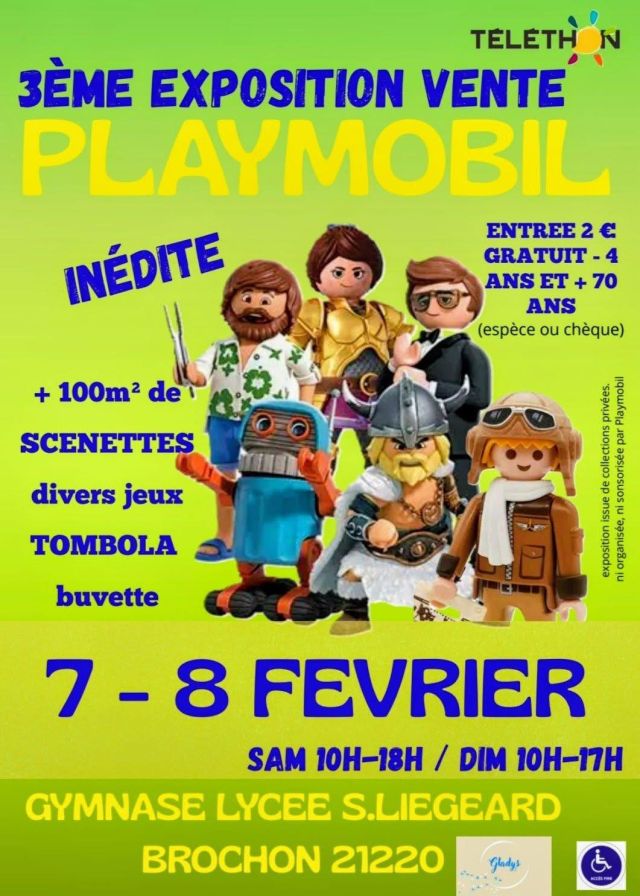 Exposition Playmobil Exposition Vente Playmobil à Brochon 2026 à Brochon (21220)