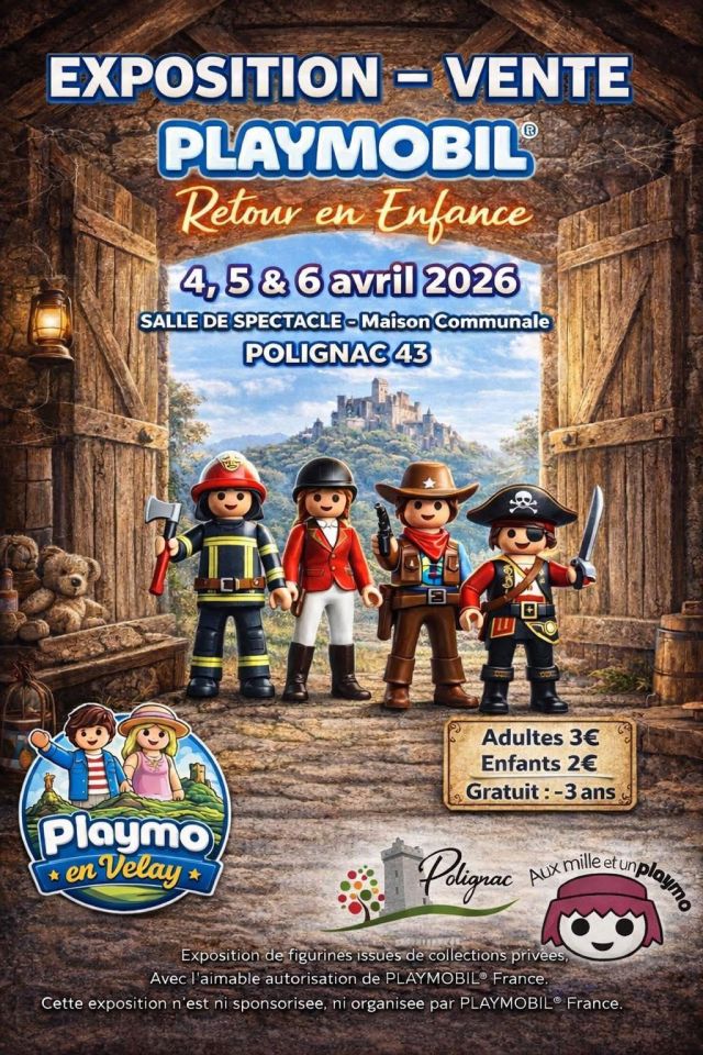 Exposition Playmobil Exposition Vente Playmobil à Polignac 2025 à Polignac (43000)