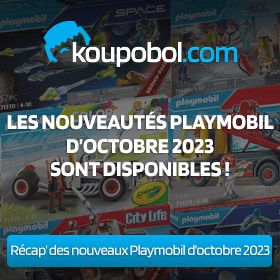Les nouveautés Playmobil d'Octobre 2023 sont disponibles