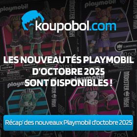 Les nouveautés Playmobil d'Octobre 2025 sont disponibles