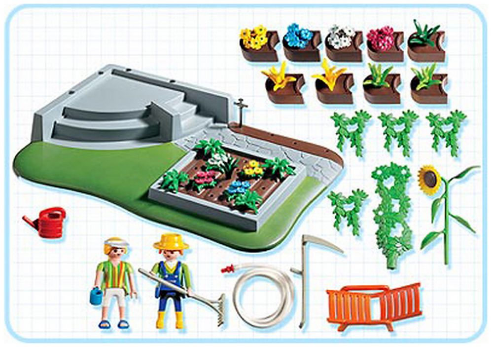 Playmobil City Life 3134 pas cher, Superset Jardin / Potager