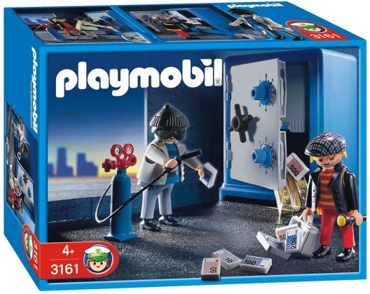 PLAYMOBIL City Action 3161 Cambrioleurs / coffre-fort