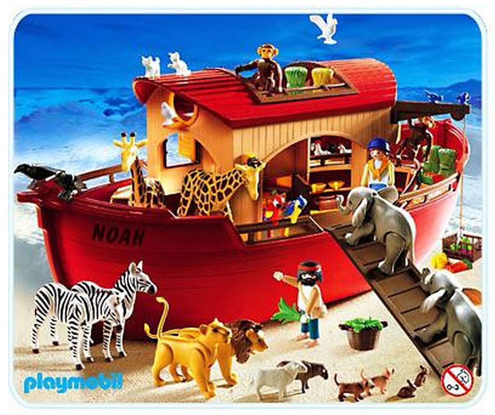 PLAYMOBIL 9373 - Wild Life - Arche de Noé avec animaux pas cher