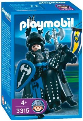 PLAYMOBIL Knights 3315 Chevalier noir