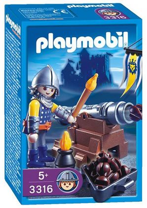 PLAYMOBIL Knights 3316 Canonnier du roi