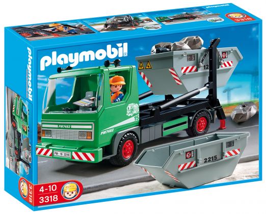 PLAYMOBIL City Action 3318 Camion à bennes basculantes