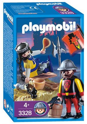 PLAYMOBIL Knights 3328 Prince et prisonnier du roi