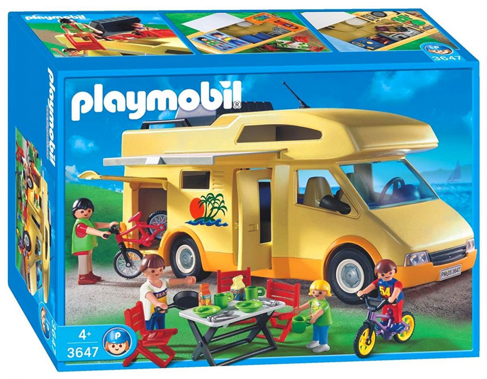 Camping-car Playmobil de vacanciers PlayMobil Summer Fun