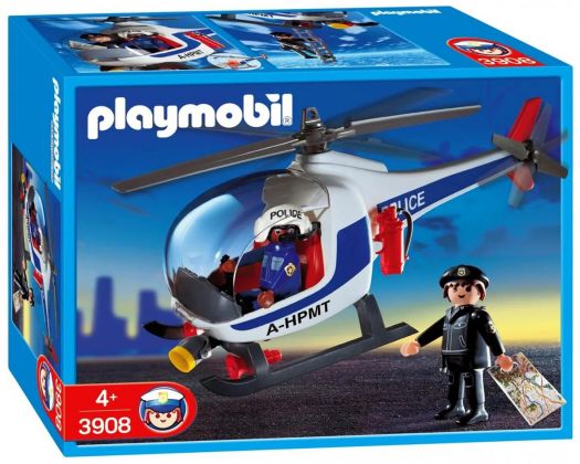 PLAYMOBIL City Action 3908 Policiers d'intervention/hélicoptère