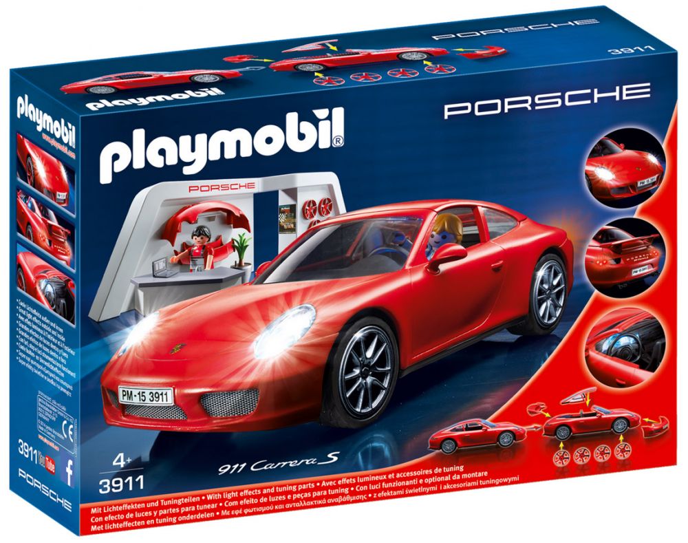 Playmobil Sports & Action 3911 pas cher, Porsche 911 Carrera S