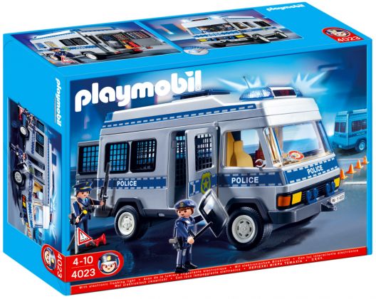 PLAYMOBIL City Action 4023 Fourgon équipé et policiers