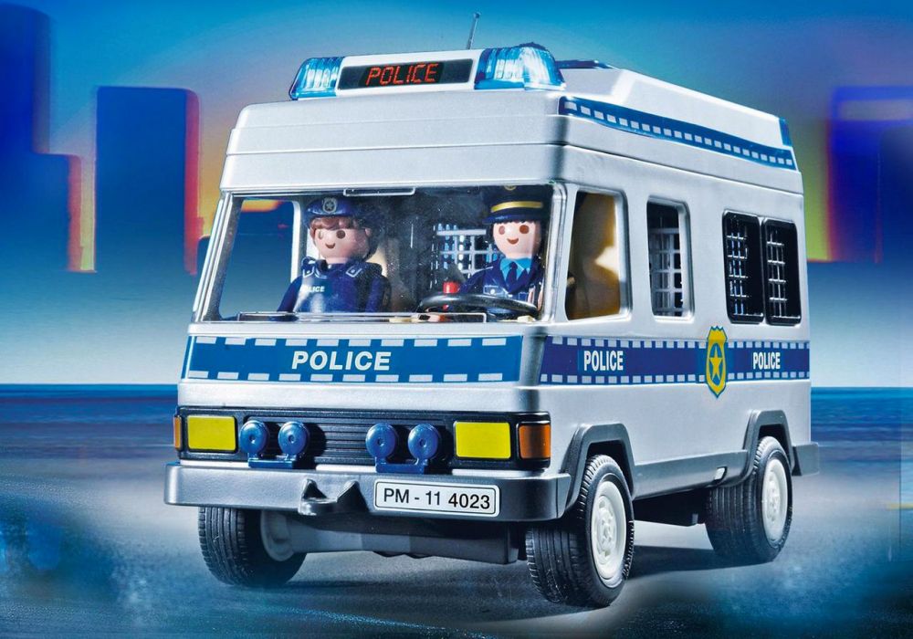 PLAYMOBIL 4023 - City Action - Fourgon Équipé et Policiers - Cdiscount Jeux  - Jouets