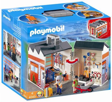 PLAYMOBIL City Action 4043 Cabane de chantier transportable