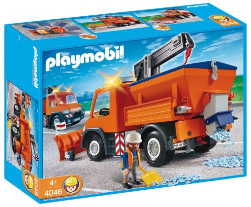 PLAYMOBIL City Action 4046 Chauffeur avec camion chasse-neige