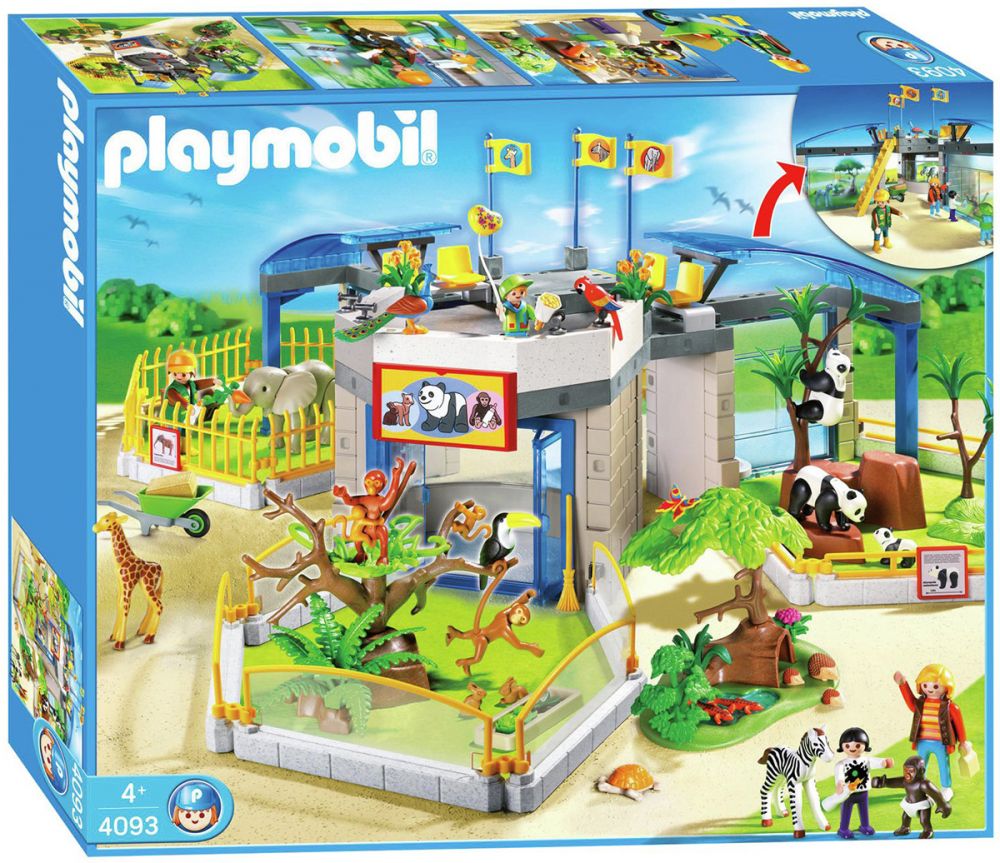 Playmobil City Life 4093 pas cher, Zoo des bébés animaux
