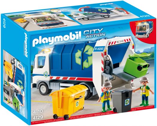 PLAYMOBIL City Action 4129 Camion de recyclage avec lumières