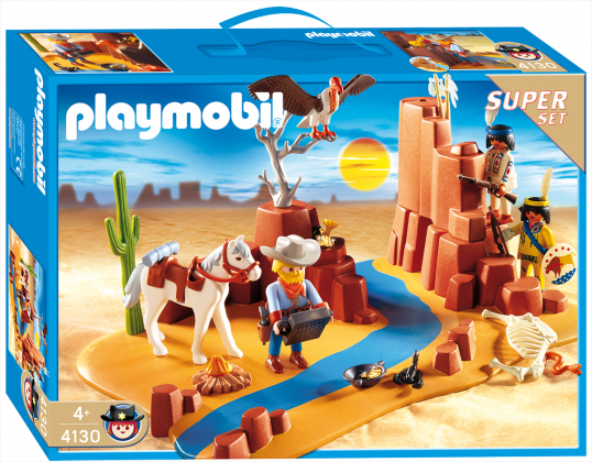 PLAYMOBIL Western 4130 Superset indiens / cowboy