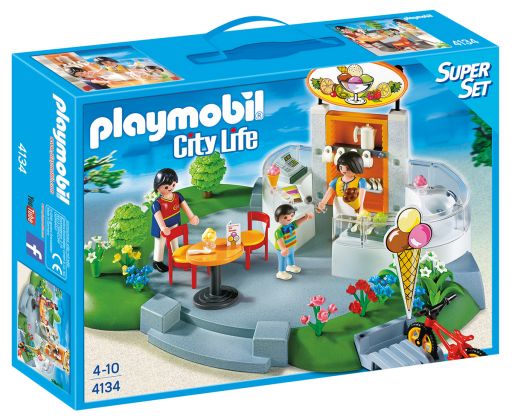 PLAYMOBIL City Life 4134 SuperSet Marchand de glaces