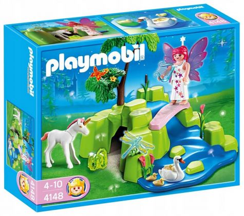 PLAYMOBIL Princess 4148 CompactSet Jardin de fées avec licorne