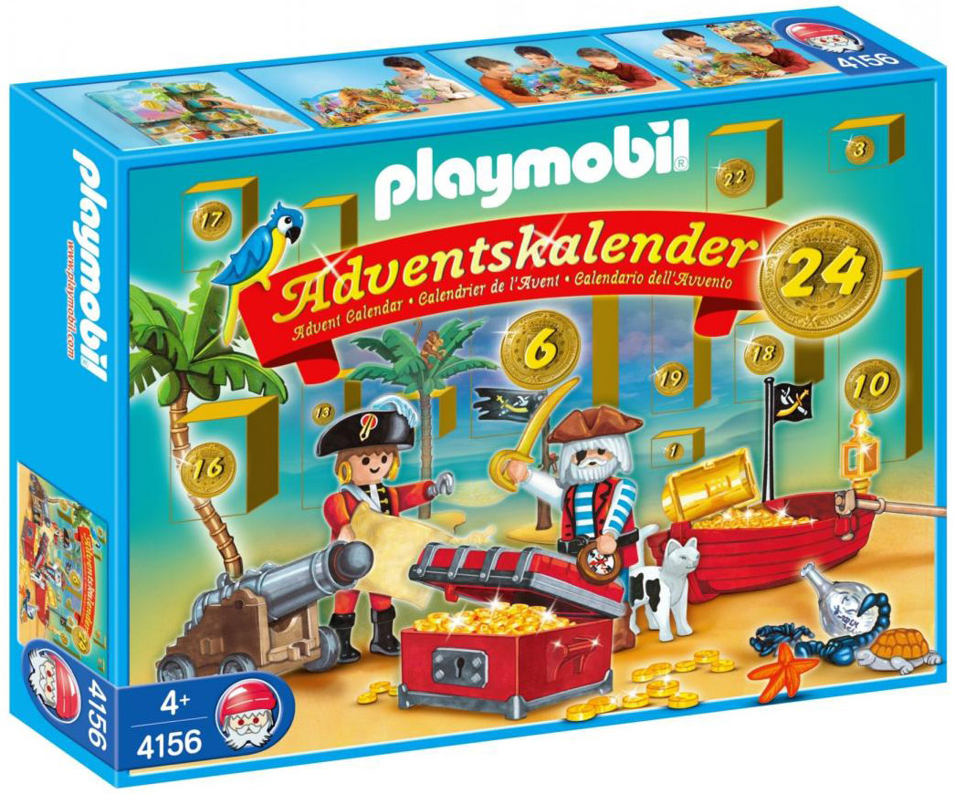PLAYMOBIL Christmas 4156 pas cher - Calendrier de l’Avent Pirates