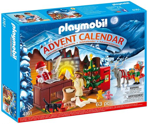 PLAYMOBIL Christmas 4161 Calendrier de l'Avent - Atelier du Père Noël