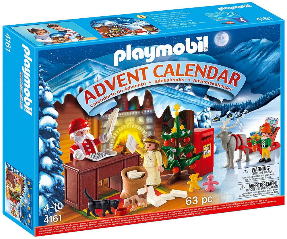 Playmobil Christmas 4161 pas cher, Calendrier de l'Avent - Atelier du Père  Noël