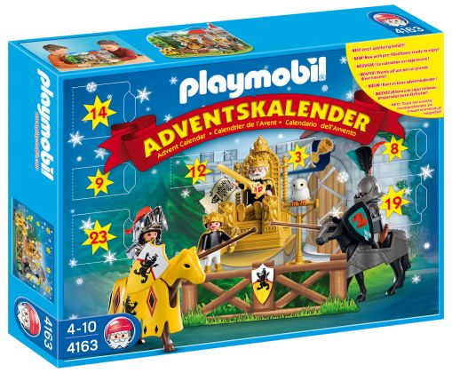 PLAYMOBIL Christmas 4163 Calendrier de l'Avent Tournoi impérial des chevaliers