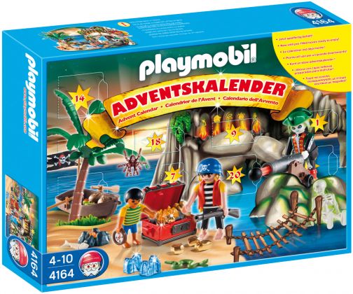 PLAYMOBIL Christmas 4164 Calendrier de l'Avent Trésor des pirates