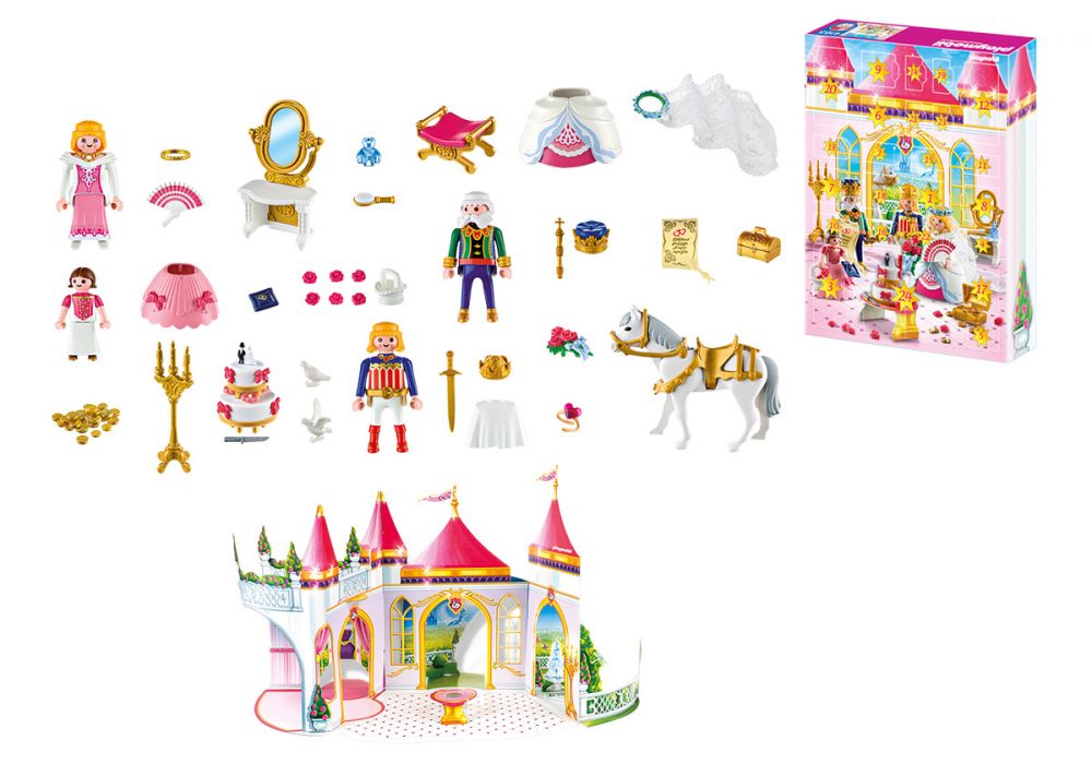 Playmobil Christmas 4165 pas cher, Calendrier de l'Avent Mariage de la  princesse