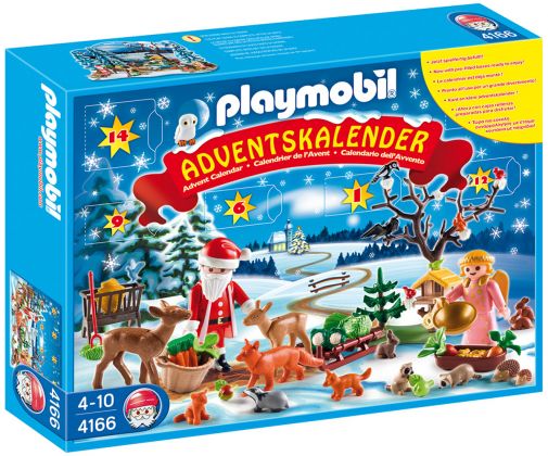 PLAYMOBIL Christmas 4166 Calendrier de l'Avent Les animaux de la forêt