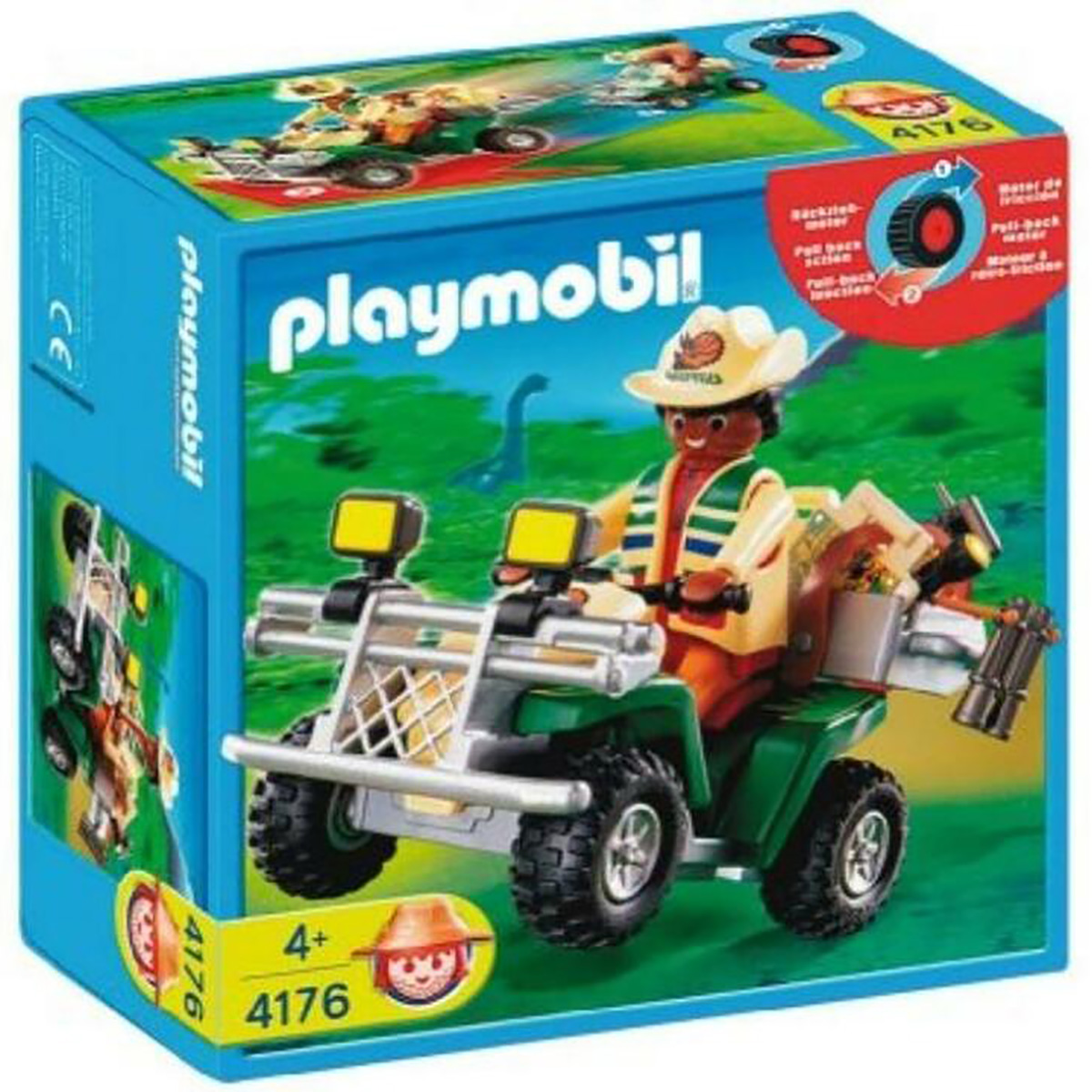 Playmobil Wild Life 4176 pas cher, Quad d'expédition