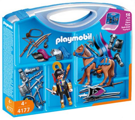 PLAYMOBIL Knights 4177 Valisette chevalier / accessoires