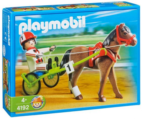 PLAYMOBIL Sports & Action 4192 Driver et sulky