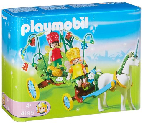 PLAYMOBIL Princess 4195 Calèche avec licorne et fées