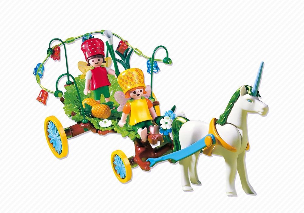 sympa duo licorne Playmobil ( fée , princesse , animaux , cheval