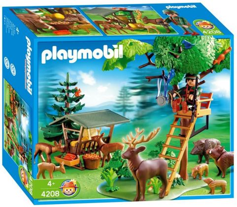 PLAYMOBIL Country 4208 Garde forestier / animaux / poste de guet