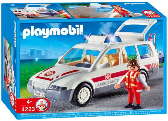 PLAYMOBIL City Action 4223 Ambulancier / voiture d'urgence