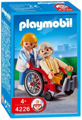 PLAYMOBIL City Action 4226 Doctoresse / malade / fauteuil roulant