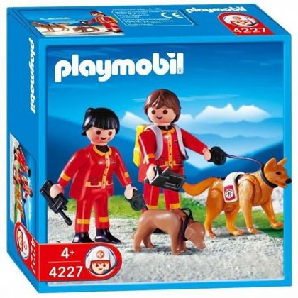 PLAYMOBIL City Life 4227 Secouristes / chiens sauveteurs