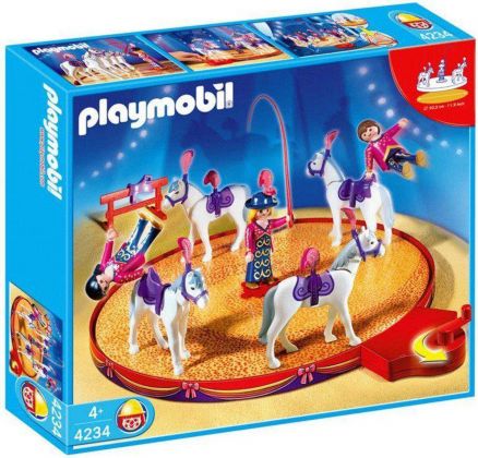 PLAYMOBIL City Life 4234 Voltigeurs avec chevaux et manège