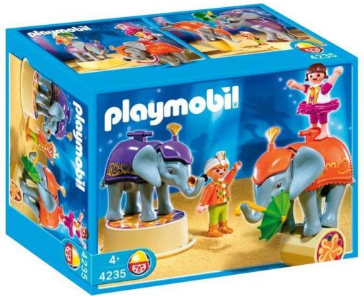 PLAYMOBIL City Life 4235 Enfants acrobates et éléphanteaux