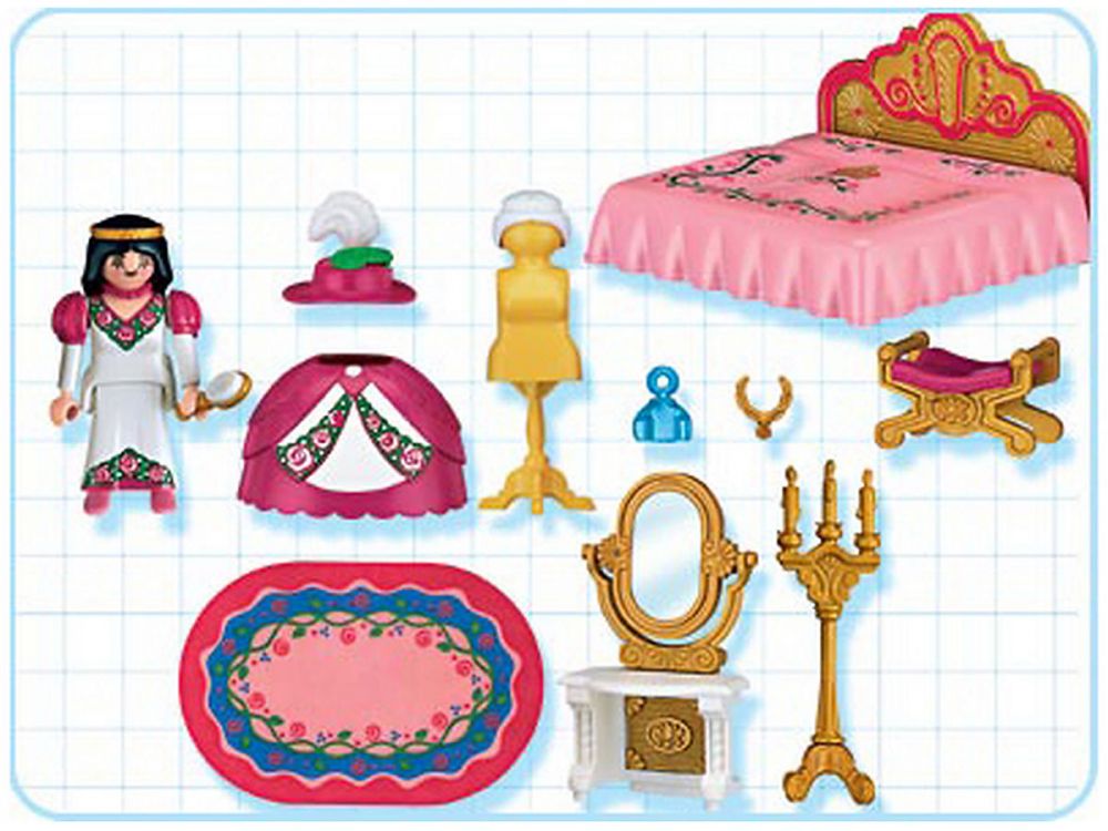 Chambre de princesse avec coiffeuse - Playmobil Princess 70453