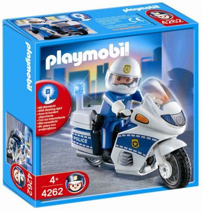 PLAYMOBIL City Action 4262 Motard de police