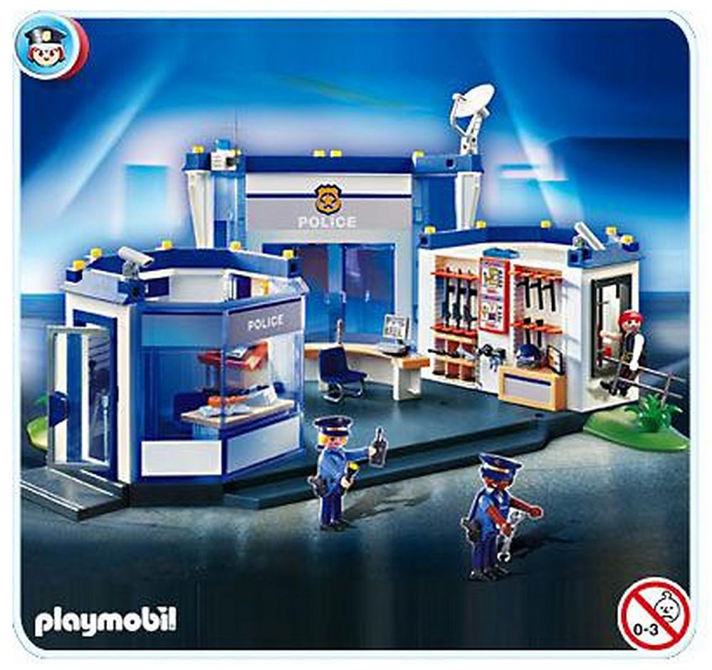 Playmobil City Action 4264 pas cher, Commissariat de police