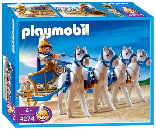 PLAYMOBIL History 4274 Cavalier romain / quadrige