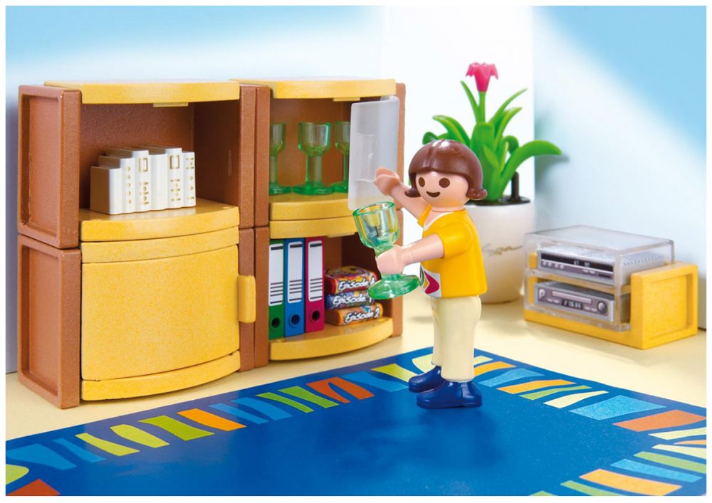 Playmobil - 4282 - Salle de séjour / Salon moderne de la maison