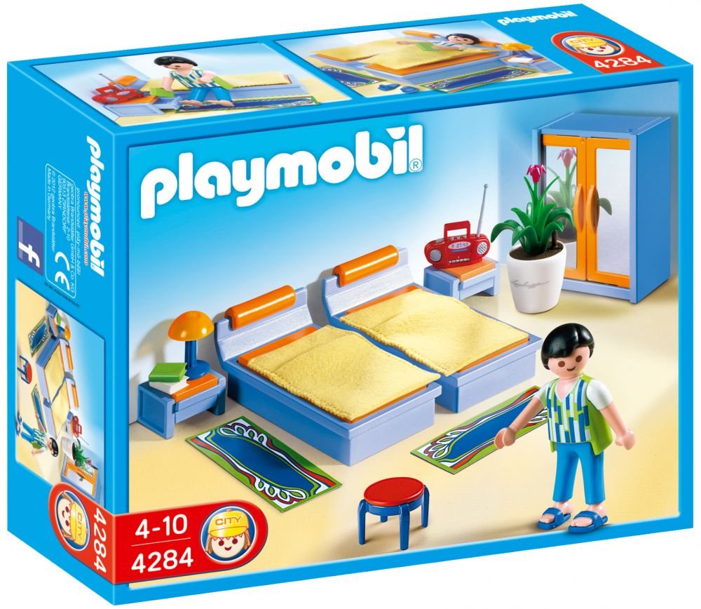 Playmobil City Life 4284 pas cher, Chambre des parents