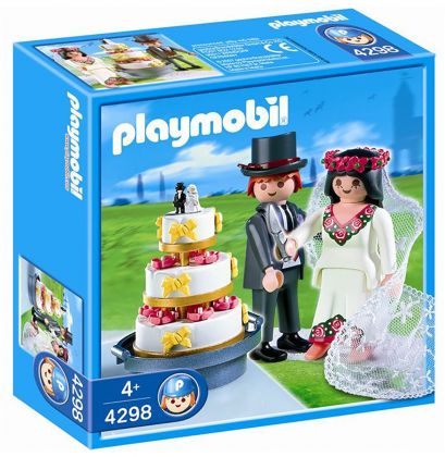 PLAYMOBIL City Life 4298 Mariés et pièce montée